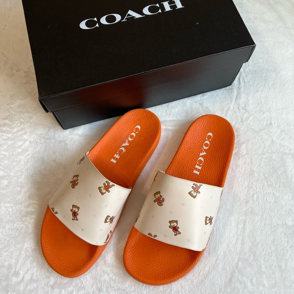 Coach Womens Udele Sport Pool Slides Sandals,NWT - Picture 2 of 12